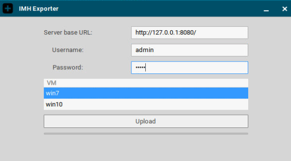 IMH Exporter with Local URL